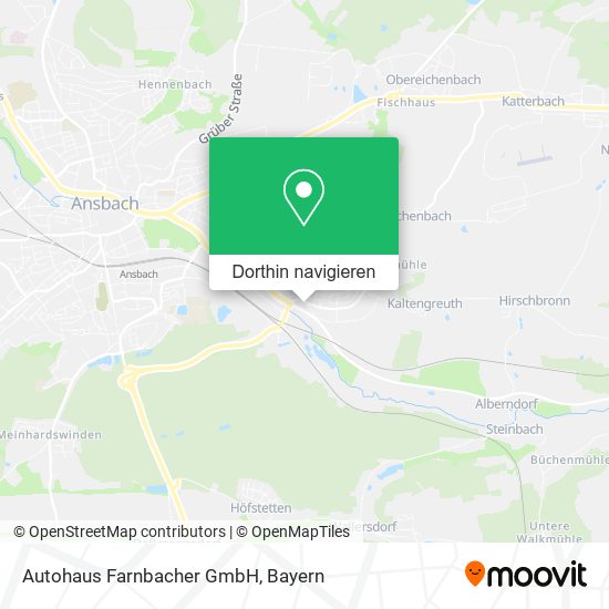 Autohaus Farnbacher GmbH Karte
