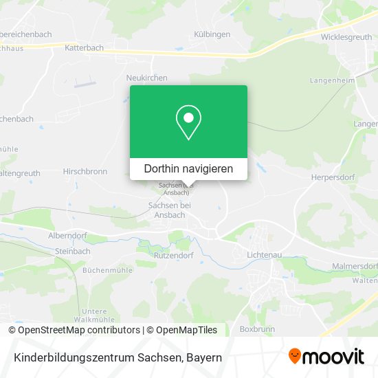 Kinderbildungszentrum Sachsen Karte