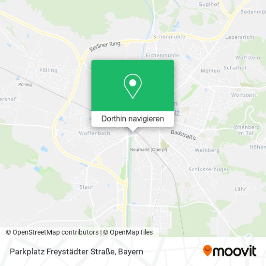 Parkplatz Freystädter Straße Karte