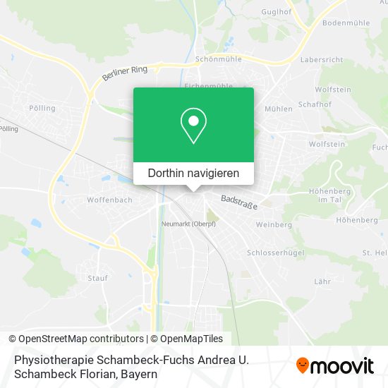 Physiotherapie Schambeck-Fuchs Andrea U. Schambeck Florian Karte