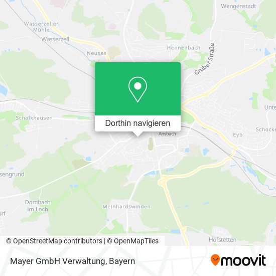 Mayer GmbH Verwaltung Karte