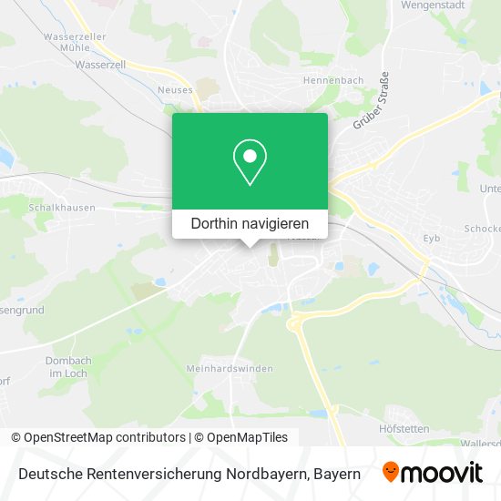 Deutsche Rentenversicherung Nordbayern Karte