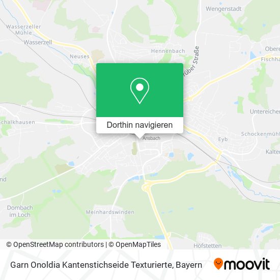 Garn Onoldia Kantenstichseide Texturierte Karte