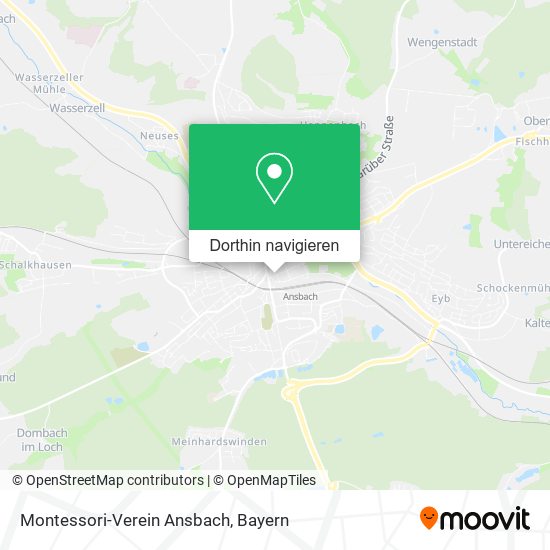 Montessori-Verein Ansbach Karte