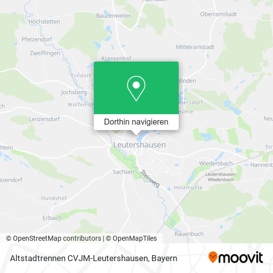 Altstadtrennen CVJM-Leutershausen Karte