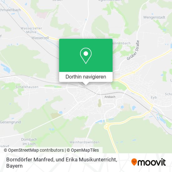 Borndörfer Manfred, und Erika Musikunterricht Karte