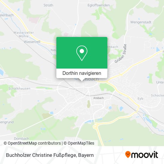 Buchholzer Christine Fußpflege Karte