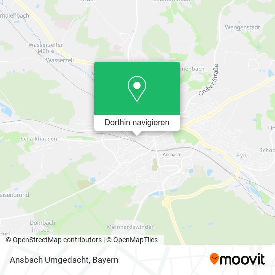 Ansbach Umgedacht Karte