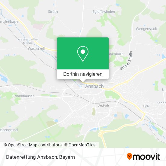 Datenrettung Ansbach Karte