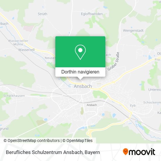 Berufliches Schulzentrum Ansbach Karte