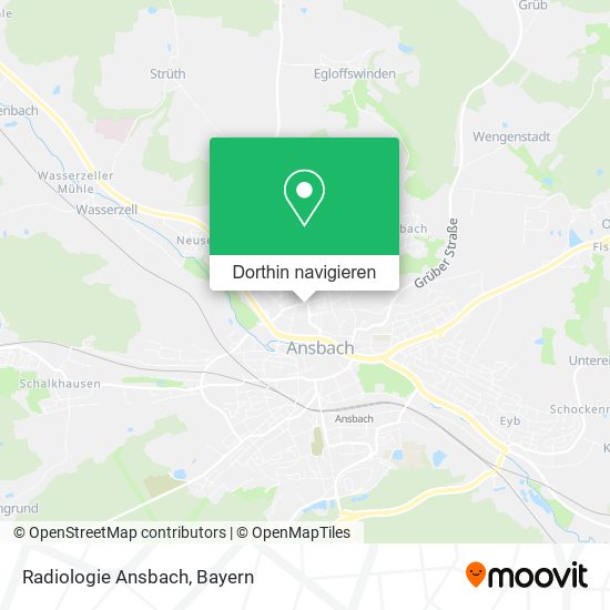 Radiologie Ansbach Karte