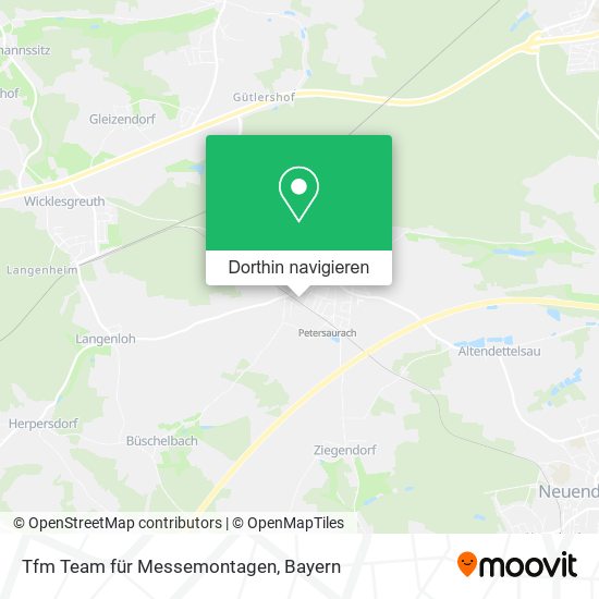 Tfm Team für Messemontagen Karte