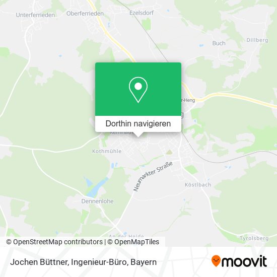 Jochen Büttner, Ingenieur-Büro Karte