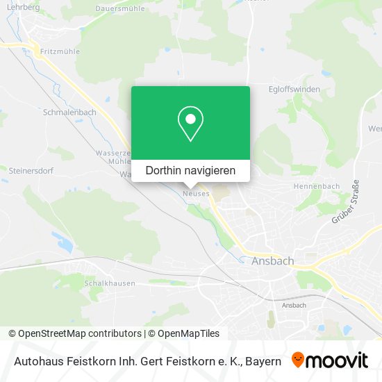 Autohaus Feistkorn Inh. Gert Feistkorn e. K. Karte