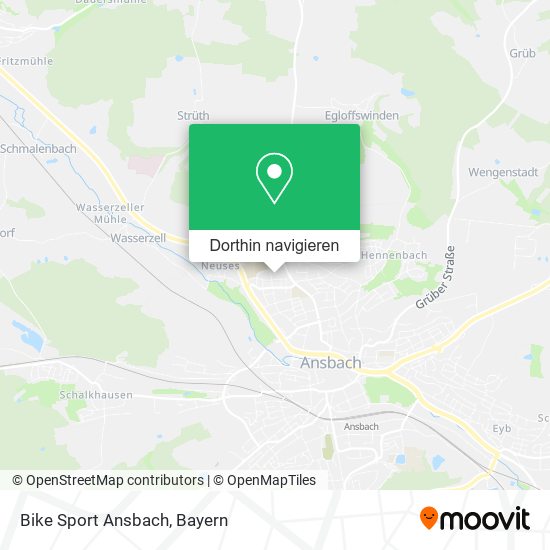 Bike Sport Ansbach Karte