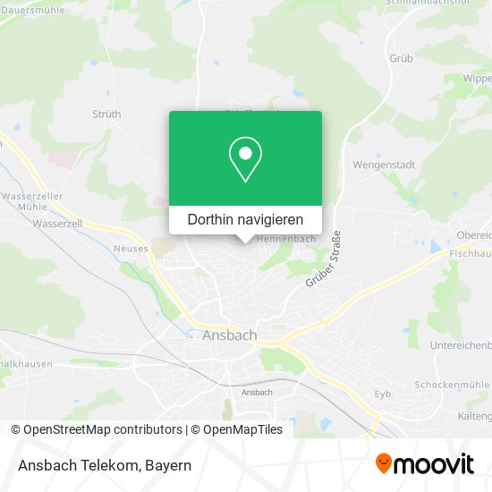 Ansbach Telekom Karte