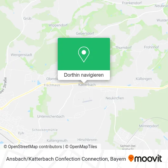 Ansbach / Katterbach Confection Connection Karte