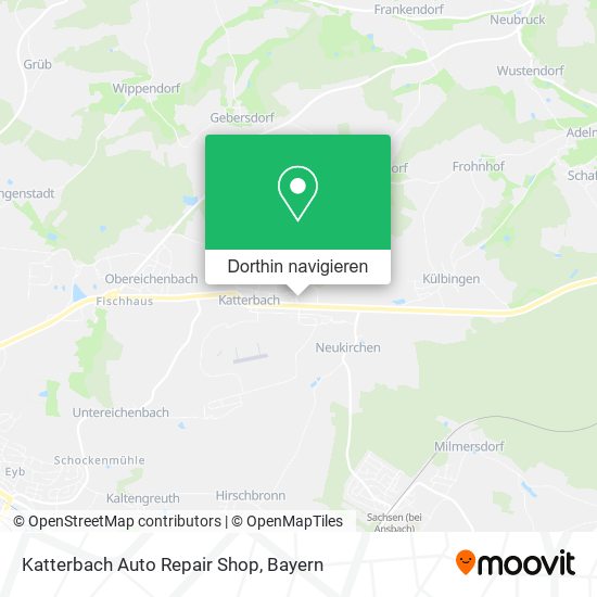Katterbach Auto Repair Shop Karte