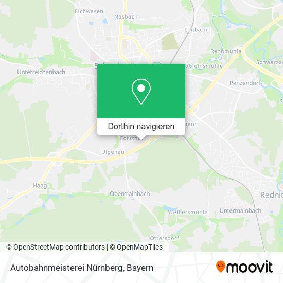 Autobahnmeisterei Nürnberg Karte