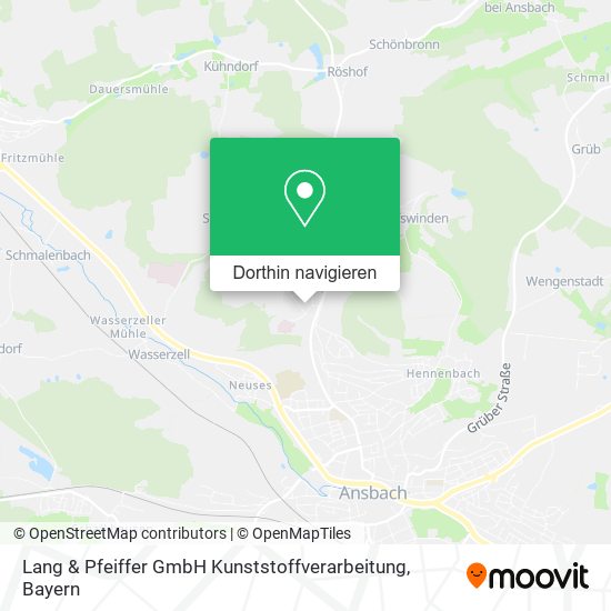 Lang & Pfeiffer GmbH Kunststoffverarbeitung Karte