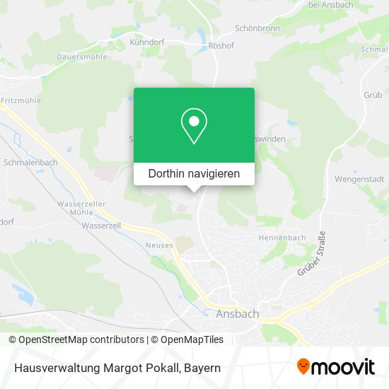 Hausverwaltung Margot Pokall Karte