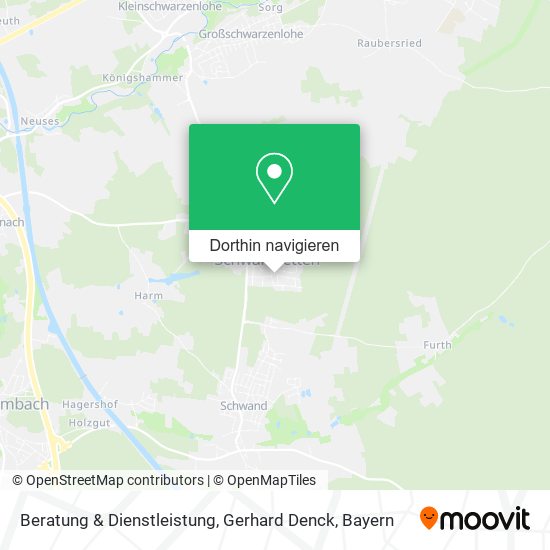 Beratung & Dienstleistung, Gerhard Denck Karte