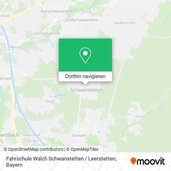 Fahrschule Walch Schwanstetten / Leerstetten Karte