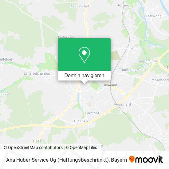 Aha Huber Service Ug (Haftungsbeschränkt) Karte