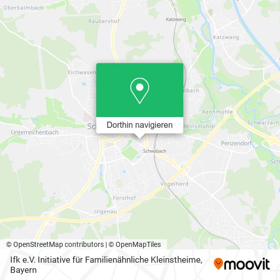 Ifk e.V. Initiative für Familienähnliche Kleinstheime Karte