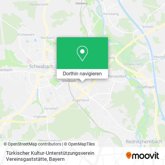 Türkischer Kultur-Unterstützungsverein Vereinsgaststätte Karte