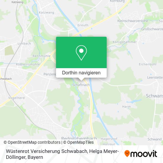 Wüstenrot Versicherung Schwabach, Helga Meyer-Döllinger Karte