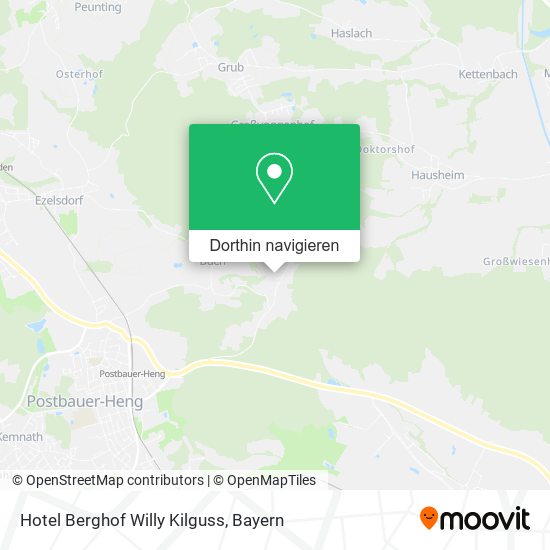 Hotel Berghof Willy Kilguss Karte
