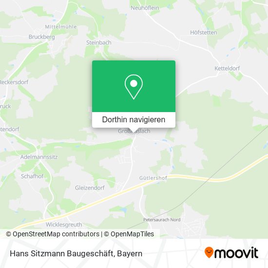 Hans Sitzmann Baugeschäft Karte