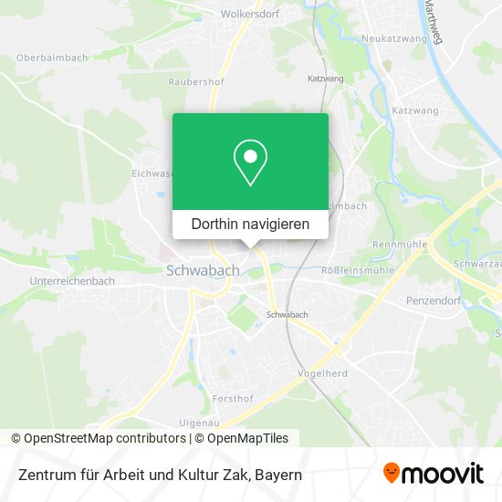 Zentrum für Arbeit und Kultur Zak Karte