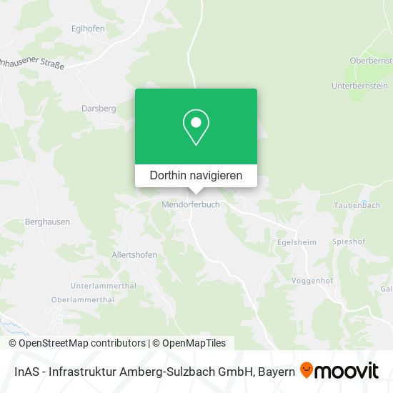 InAS - Infrastruktur Amberg-Sulzbach GmbH Karte