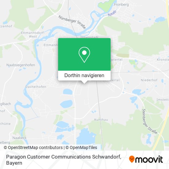 Paragon Customer Communications Schwandorf Karte