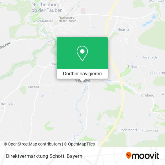 Direktvermarktung Schott Karte