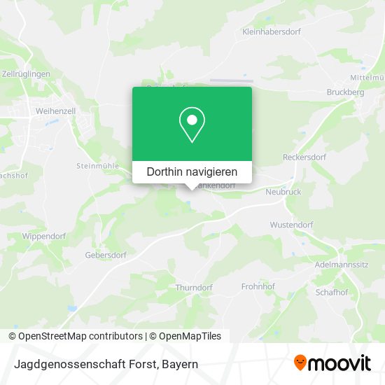 Jagdgenossenschaft Forst Karte