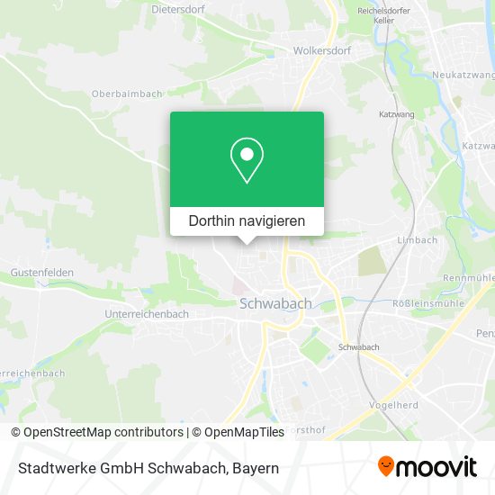 Stadtwerke GmbH Schwabach Karte