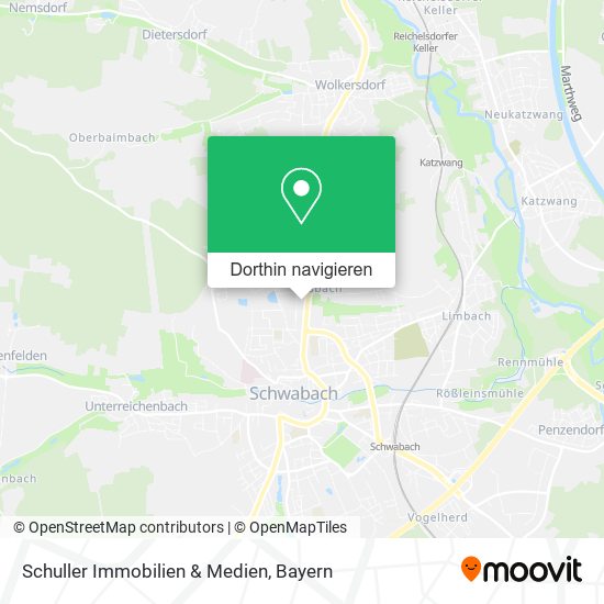 Schuller Immobilien & Medien Karte