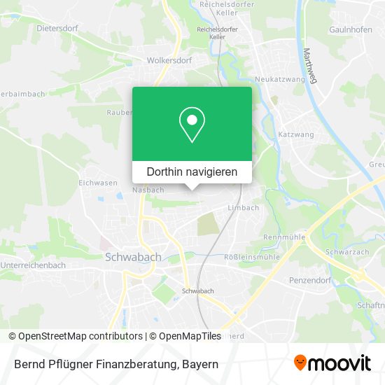 Bernd Pflügner Finanzberatung Karte