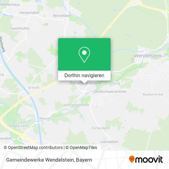 Gemeindewerke Wendelstein Karte