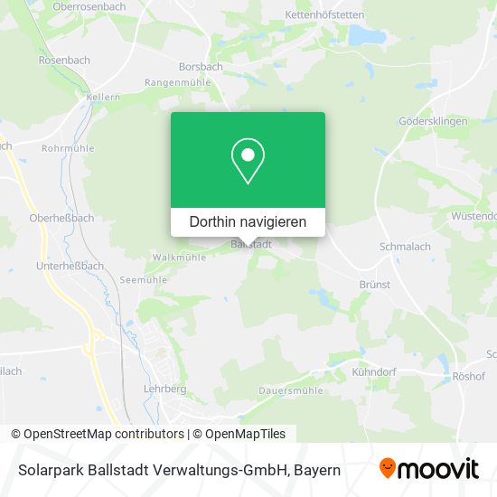 Solarpark Ballstadt Verwaltungs-GmbH Karte