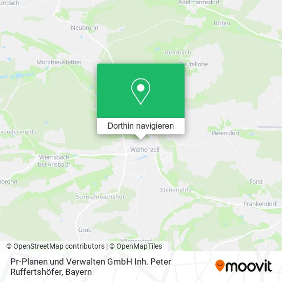 Pr-Planen und Verwalten GmbH Inh. Peter Ruffertshöfer Karte