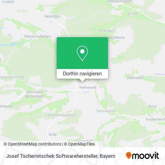 Josef Tschernitschek Softwarehersteller Karte