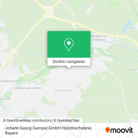 Johann Georg Gempel GmbH Holzdrechslerei Karte