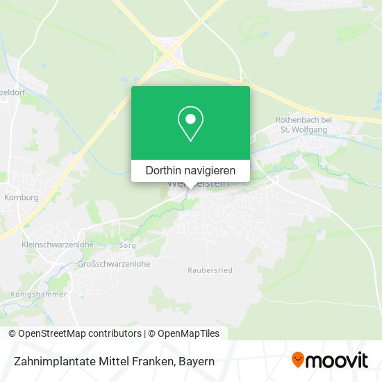 Zahnimplantate Mittel Franken Karte