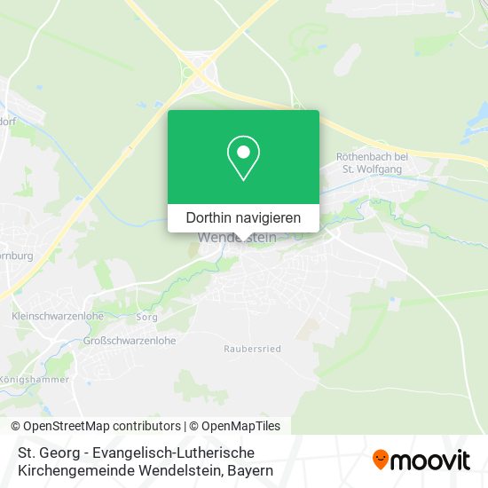 St. Georg - Evangelisch-Lutherische Kirchengemeinde Wendelstein Karte