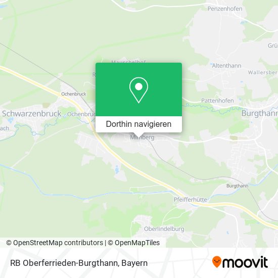 RB Oberferrieden-Burgthann Karte