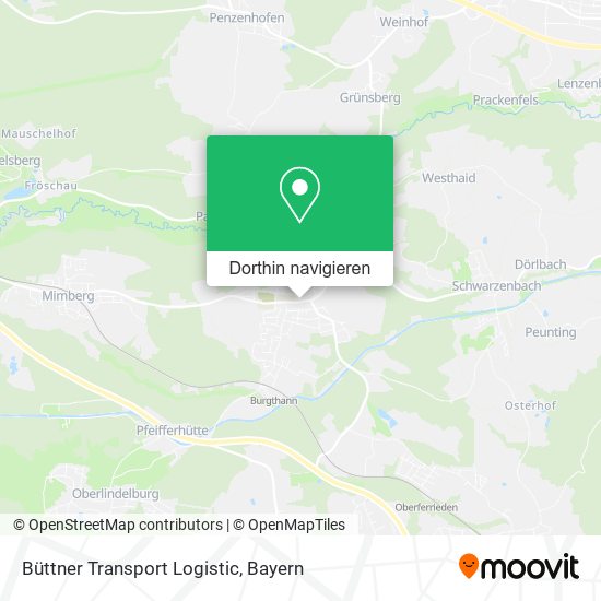 Büttner Transport Logistic Karte